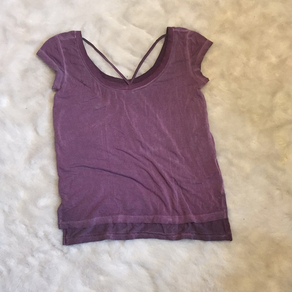 American Eagle Soft & Sexy T-shirt Maroon